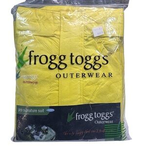 NEW SEALED frogg toggs Yellow Pro Signature Suit Outerwear Adult Size 3xl